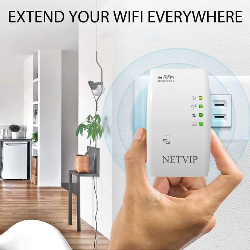 Repetidor Amplificador de Sinal Wifi 600/mbps Portátil Ultra Rápido