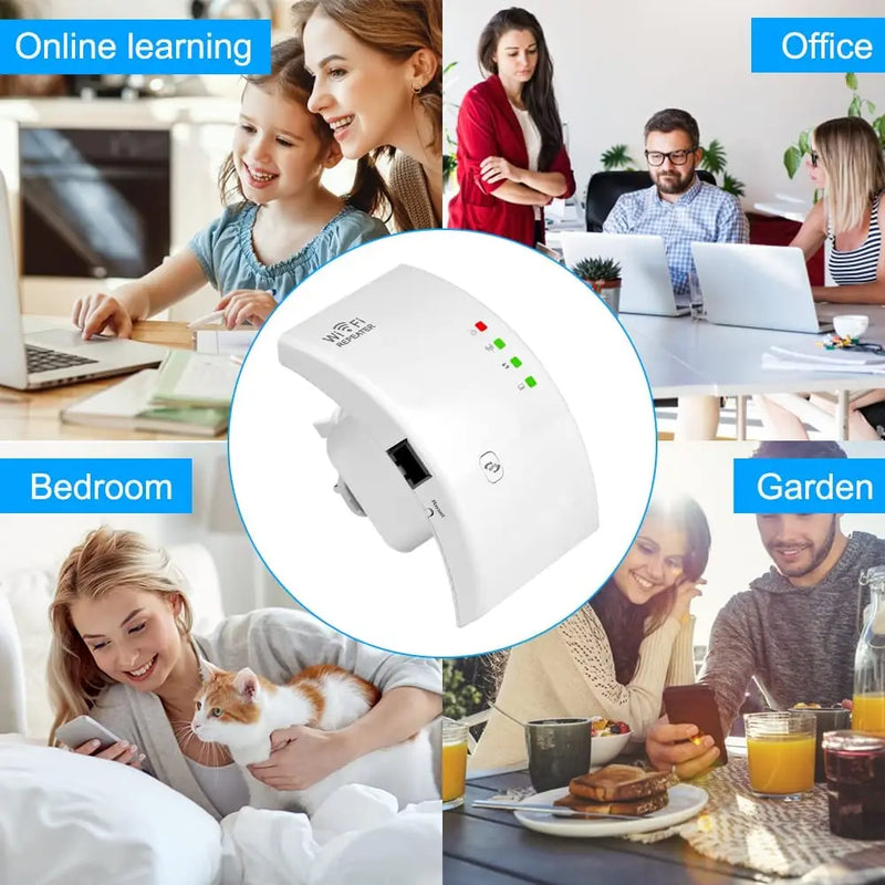 Repetidor Amplificador de Sinal Wifi 600/mbps Portátil Ultra Rápido