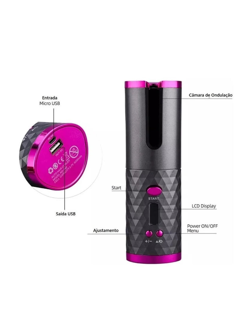 Babyliss Sem Fio Modelador De Cachos Automático Profissional