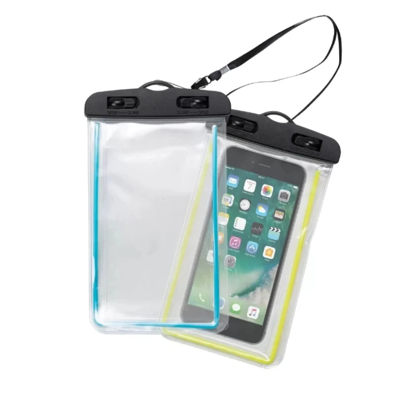 Capa de celular à prova d'água e chuva para mergulhos