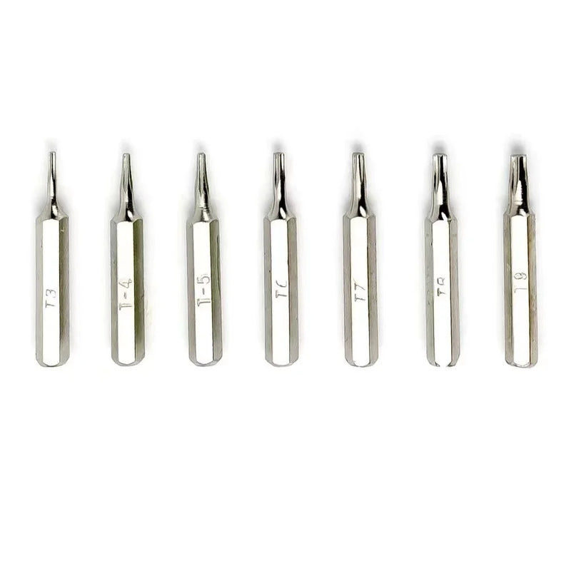 Kit de jogo de chaves de ferramentas de precisão com 32 peças, ímã e pinça, ideal para pequenos ajustes de equipamentos e reparos eletrônicos