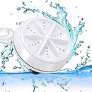 Mini máquina de lavar roupa portátil com balde rotativo