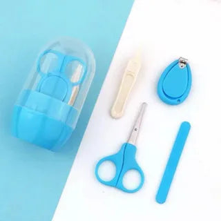 Kit Cuidados do Bebe - Manicure e Higiene Tesoura Cortador e Lixa Unha