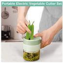 Mini Processador Elétrico cortador e fatiador de legumes