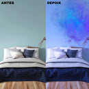 Projetor Galaxia Estrelas Nebulosa Astronauta Som Bluetooth