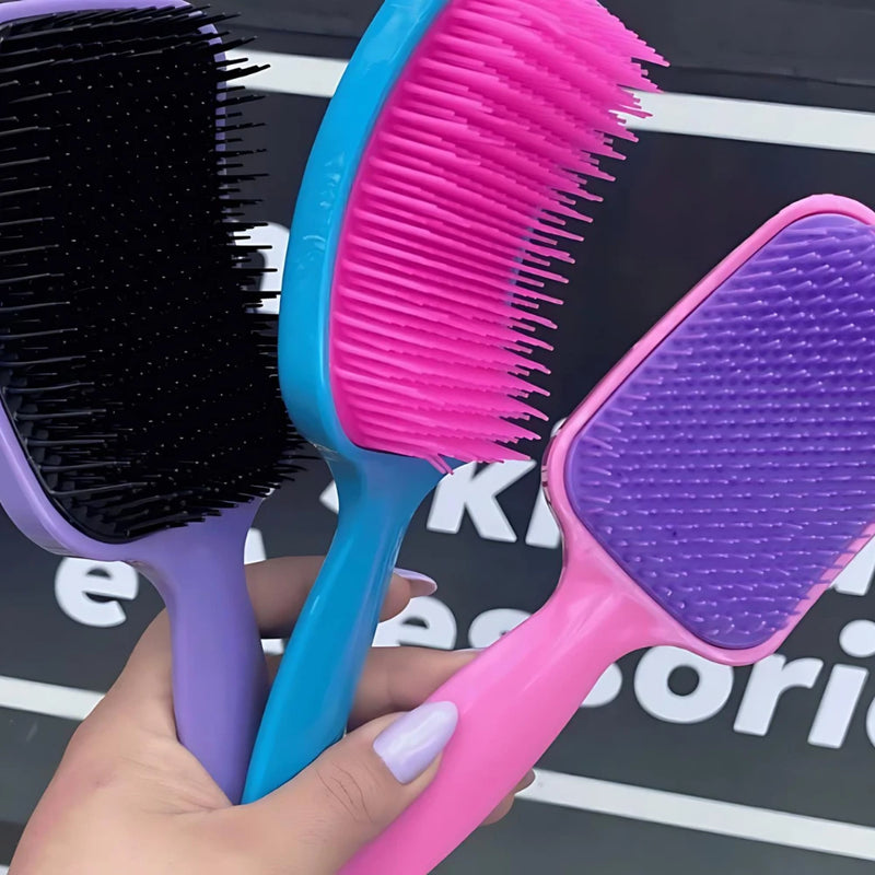 Escova Flex Racket para desembaraçar cabelos de todos os tipos