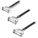 Kit Descascador e Cortador de Frutas com Lâmina Dupla em Aço Inox 3 Peças para Vegetais