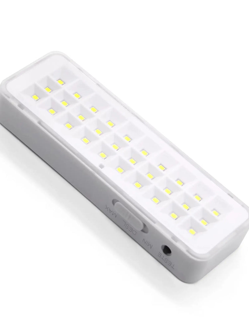 Kit 4 Luminária de Emergência 30 LEDs Bateria Recarregável