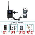Sistema de áudio sem fio Retekess para guias turísticos: Transmissor FM FT11, Receptor de rádio FM PR13, Ideal para guias turísticos, conferências, igrejas e treinamento para Hajj.