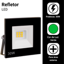 Refletor Led 30W Bivolt Impermeável