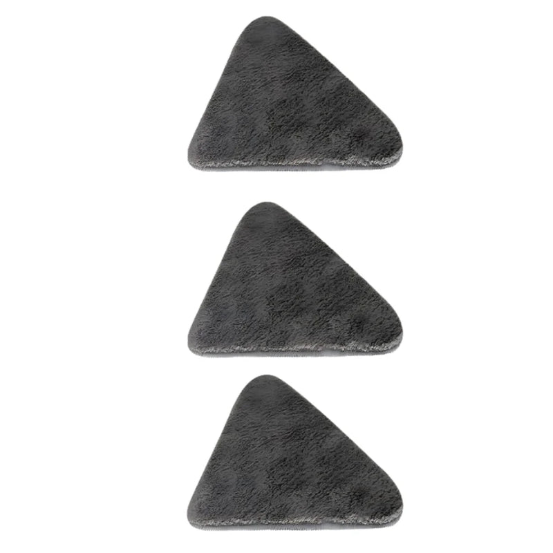 Kit Mop Esfregão Rodo Limpeza, Esfregão Triângulo Ajustável Giratório 360° + 3 refis