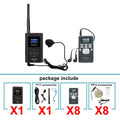 Sistema de áudio sem fio Retekess para guias turísticos: Transmissor FM FT11, Receptor de rádio FM PR13, Ideal para guias turísticos, conferências, igrejas e treinamento para Hajj.