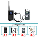 Sistema de áudio sem fio Retekess para guias turísticos: Transmissor FM FT11, Receptor de rádio FM PR13, Ideal para guias turísticos, conferências, igrejas e treinamento para Hajj.