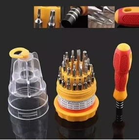 Kit de ferramentas com 31 peças, chaves Torx, reparo de celular, notebook, PC, precisão, portátil, compacto, manutenção eletrônica