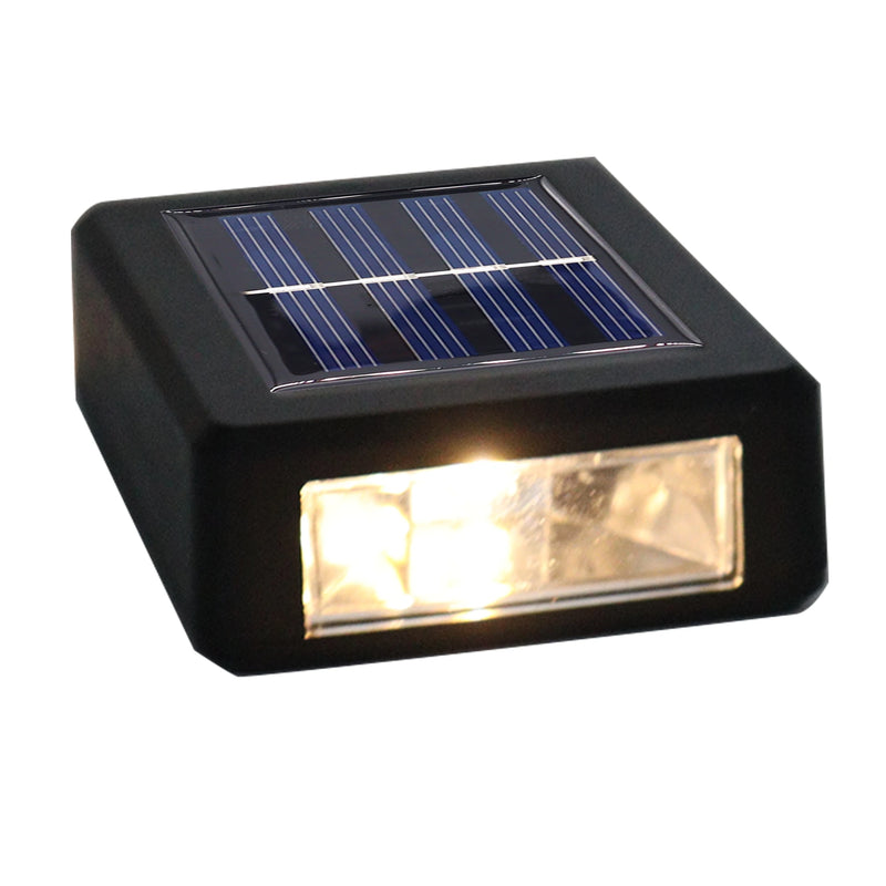 Kit 4 Luminária de Parede Slim Solar Lander 2 Focos Luz Quente