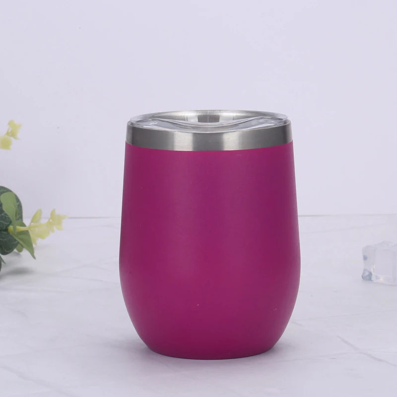 Copo Thallyta Pro Térmico Cuia de Inox 350ml Com Tampa Acrílica Sistema Abre e Fecha