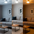 Ventilador De Teto E27 Com Lâmpada Led Bivolt Vt02 80w