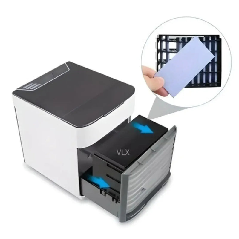 Mini Ar Condicionado e Umidificador Portátil USB - Refrigeração Prática e Eficiente para o Conforto do seu Ambiente