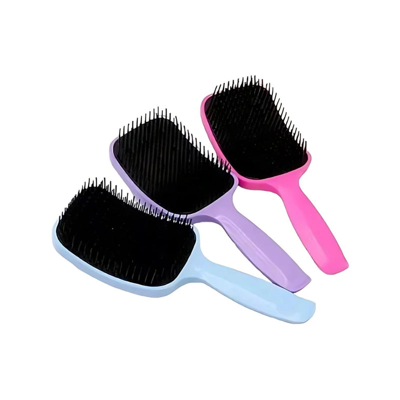 Escova Raquete Flex para Desembaraçar Todo Tipo de Cabelos