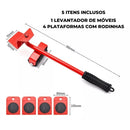 Suporte Movedor Rodinhas para Levantar e Mover Móveis e Transporte Easy Lift