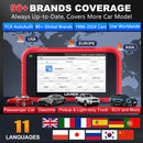 LAUNCH X431 CRP129E V2.0 Ferramenta de Diagnóstico OBD2 para Automóveis: Reinicialização de Sensores de Motor, ABS, SRS, Óleo, SAS, EPB, TPMS e DPF - Atualização Gratuita