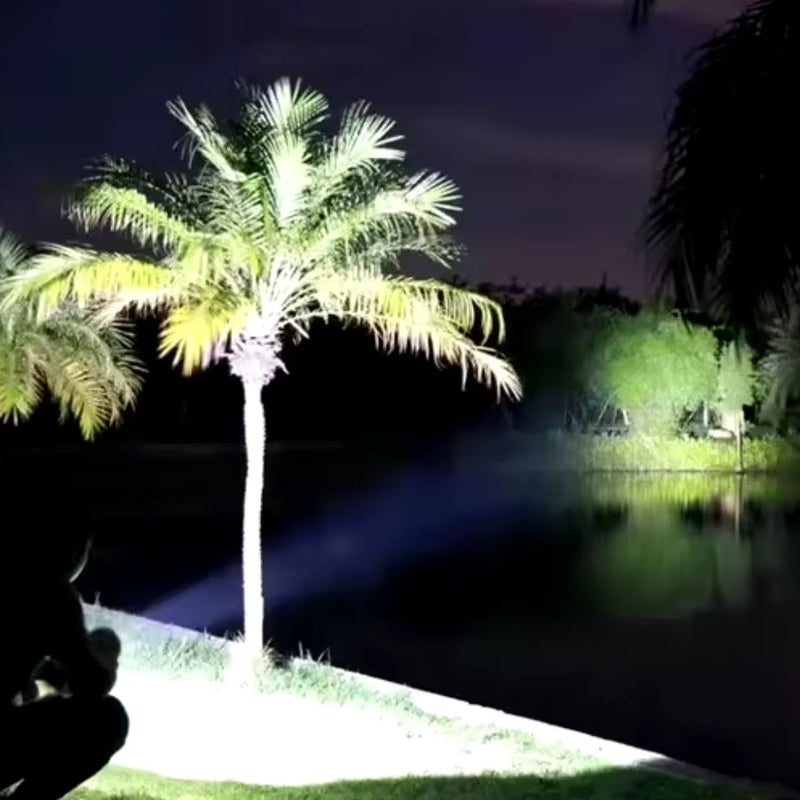 Lanterna LED Recarregável USB Cob Torch Potente e Alta Qualidade - Compacta Durável Multifuncional
