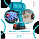 Soprador turbo portátil recarregável via USB com 2 baterias Bivolt