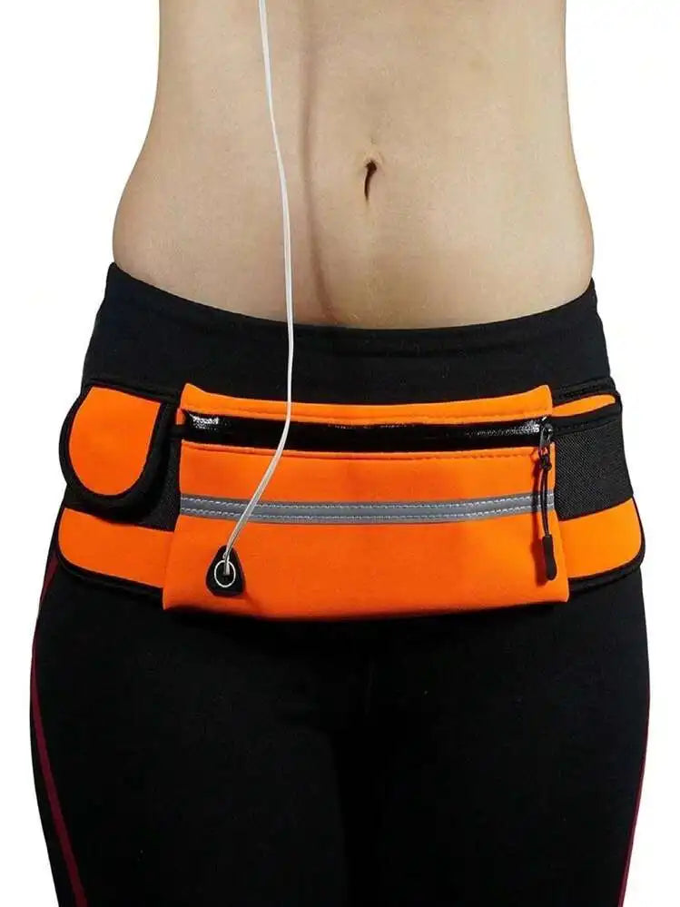 Bolsa de cintura esportiva única para porta-celular esportivo à prova d'água