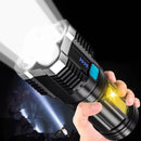 Lanterna LED Recarregável USB Cob Torch Potente e Alta Qualidade - Compacta Durável Multifuncional