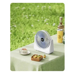 Mini Ventilador Portátil Bivolt USB Recarregável De Mesa 3 Niveis de Velocidade
