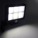 Luminária Solar 120 Parede Cob Sensor Presença 3 Funções Iluminação Externa Energias Renováveis Segurança Jardim