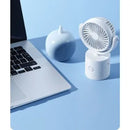 Ventilador Portátil de Mesa / Mão / Pescoço 180° Recarregável USB Silencioso com Alça