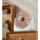 Mini Ventilador Portátil Bivolt USB Recarregável De Mesa 3 Niveis de Velocidade