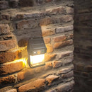 Luminária Solar 2 lampadas com Sensor de Movimento para Parede Externa LED Energia Solar com Filamento Colonial