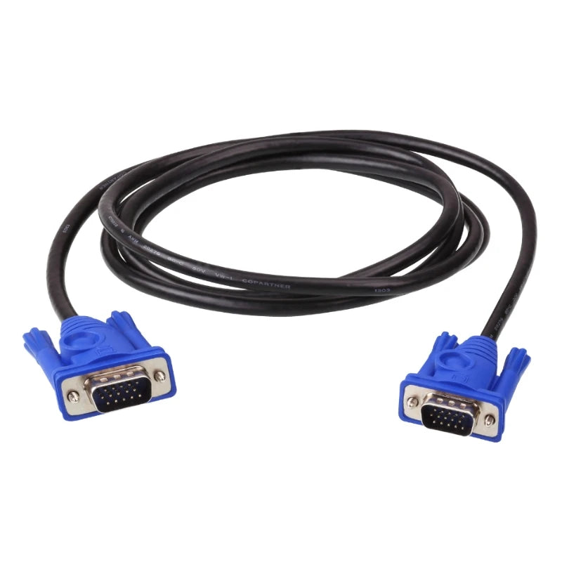 Cabo VGA 1,5 Metro para Monitor, Projetor, LCD, Computador e TV