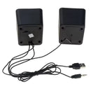 Mini Caixa de Som USB para PC e Notebook Knup Kp-609 Plugue Azul P2 Sistemas de Áudio para Computador, Escritório e Mesa Alto-falante Automotivo