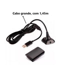 Bateria Para Controle Xbox 360 + Cabo Carregador 1.45m