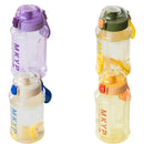 Garrafa de água de plástico de galão resistente a quedas e compressão de grande capacidade 880ml