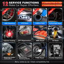 LAUNCH X431 CRP129E V2.0 Ferramenta de Diagnóstico OBD2 para Automóveis: Reinicialização de Sensores de Motor, ABS, SRS, Óleo, SAS, EPB, TPMS e DPF - Atualização Gratuita