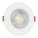 Kit 10 Spot Led 5w Dicróica Direcionável Redondo Embutir