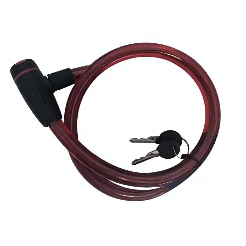 Cadeado com corrente reforçada para bicicletas e motocicletas antifurto.