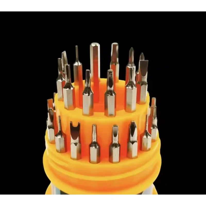 Kit de ferramentas com 31 peças, chaves Torx, reparo de celular, notebook, PC, precisão, portátil, compacto, manutenção eletrônica