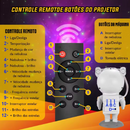 Projetor LED de céu estrelado e galáxia, de astronauta para quarto e sala de jogos
