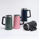 Caneca Sthefanny Pro Térmica em Inox com Alça de 700ml da Rei ACACE para Bebida Quente ou Fria