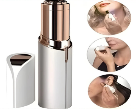 Depilador Batom Portátil USB Aparador de Pelos Facial Buço Rosto