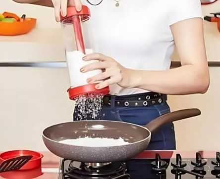 Peneira para Tapioca, Farinha, Açúcar, Aspersor Resistente Utensílio Culinário