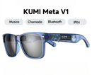 Óculos de Sol Inteligentes KUMI Meta V1, Polarizado com Bluetooth, à Prova D'água IPX4, Fones de Ouvido Abertos, Assistente de Voz com IA