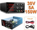 Fonte de alimentação de bancada 300W 150W Fonte de bancada 30V 10A 5A Power Bank Noberak Laboratory Fonte de alimentação DC ajustável com chave