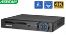 Gravador de vídeo NVR POE 4K Ultra HD ONVIF H.265 48V Câmera IP com detecção facial Sistema de CFTV Câmera de vigilância de segurança em rede P2P