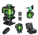 Nível laser de 2 baterias 8/12/16 linhas luz verde linha automática de alta precisão enviado do armazém do Brasil isento de impostos